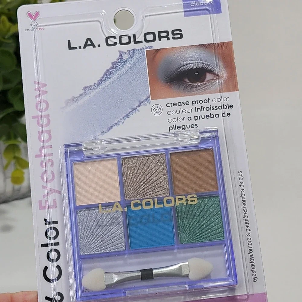 L. A. Colors 6 Color Eyeshadow Cloud 9 Palette New Unopened